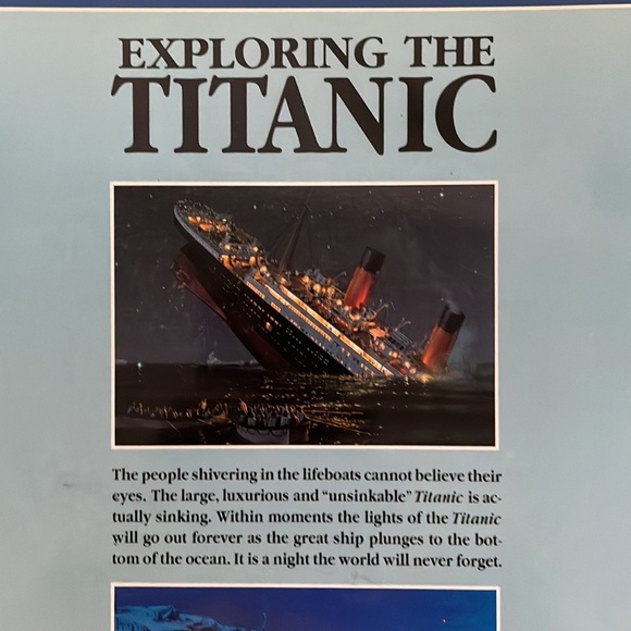 Vintage 1988 Scholastic A Time Guess Book Exploring the Titanic paperback book - Picture 8 of 16